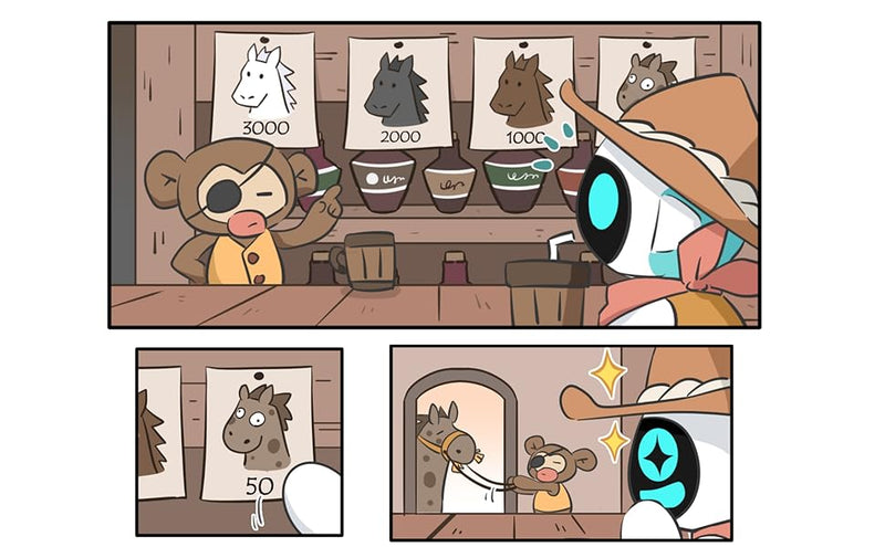 Sombreros de Vaquero para Eilik Robot 2 pzas Marrón y Negro