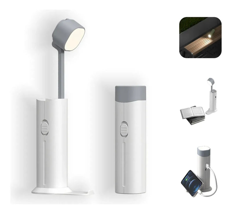 Lampara Escritorio Linterna USB LED Recargable 4en1