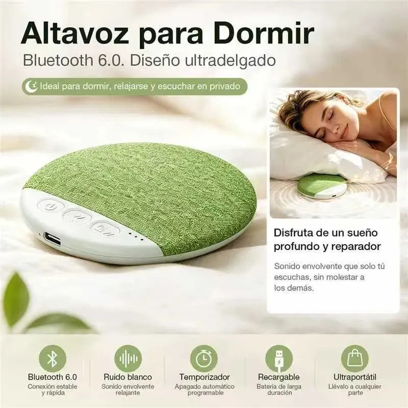Bocina de Almohada Inalámbrica con Bluetooth para Dormir