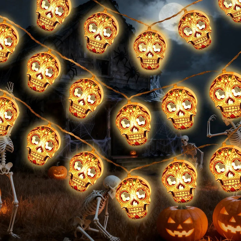 Guirnalda Decorativa de Día de Muertos 4.1m 30 LED