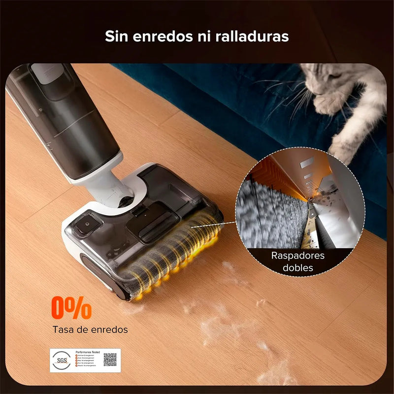 Aspiradora Inalámbrica en Seco y Húmedo Roborock F25 Blanca