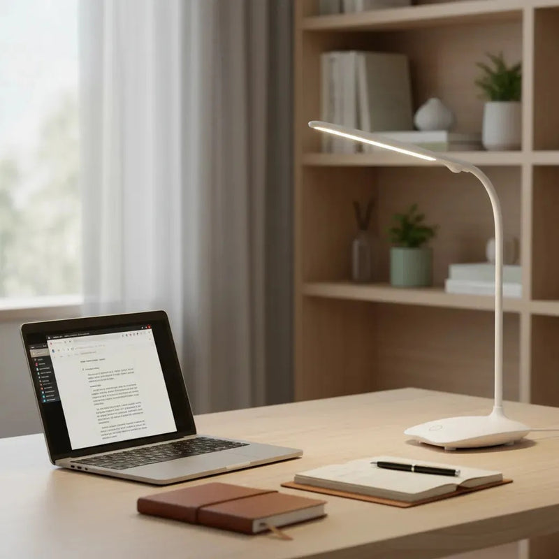 Lámpara LED Escritorio Ajustable Recargable USB para Lectura