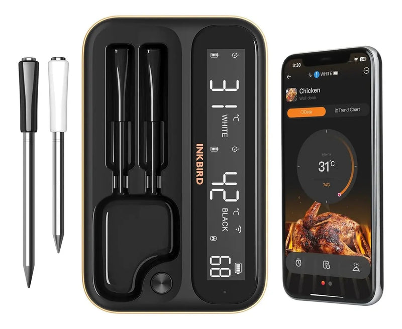 Termómetro de Cocina Inalámbrico Inteligente con Bluetooth y WIFI para Carne y Barbacoa