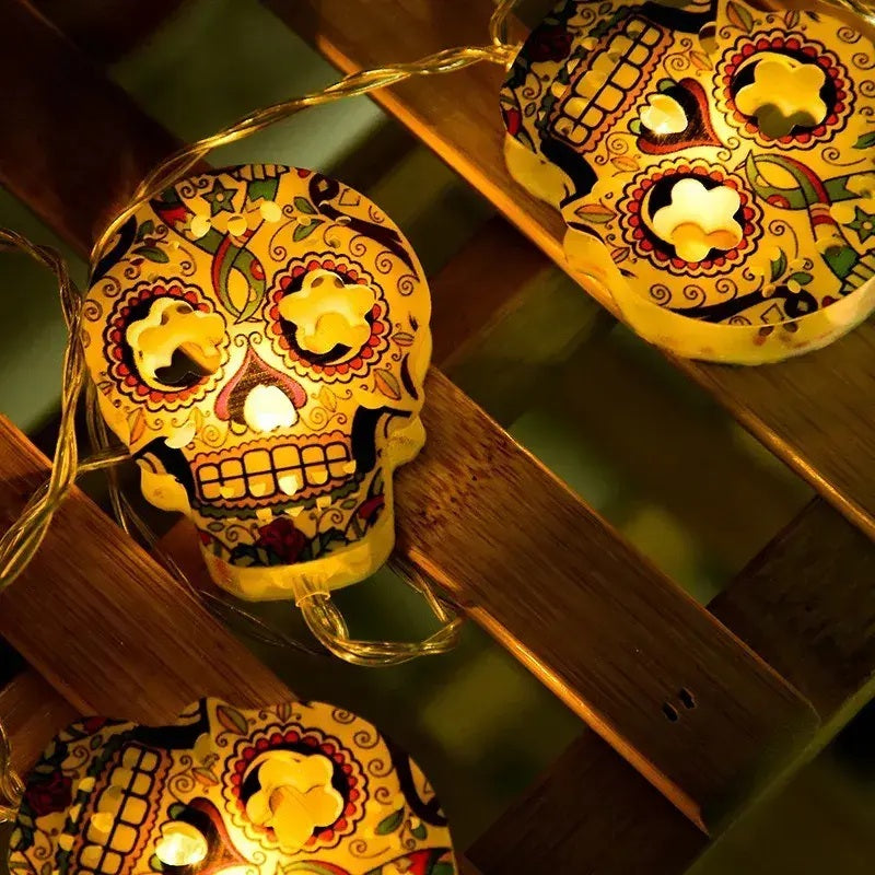 Guirnalda Decorativa de Día de Muertos 4.1m 30 LED