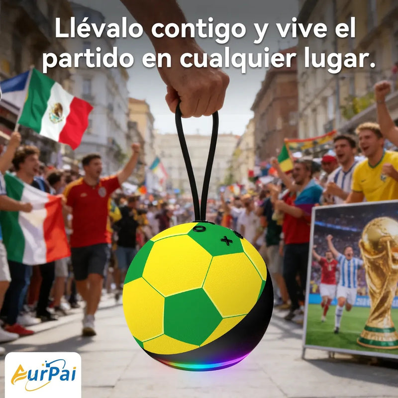Mini Bocina Bluetooth Portátil en Forma de Balón