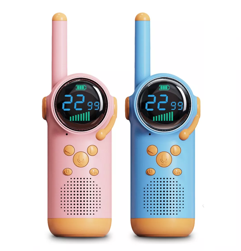 Radios Walkie Talkies para Niños con Pantalla a Color 2 Piezas