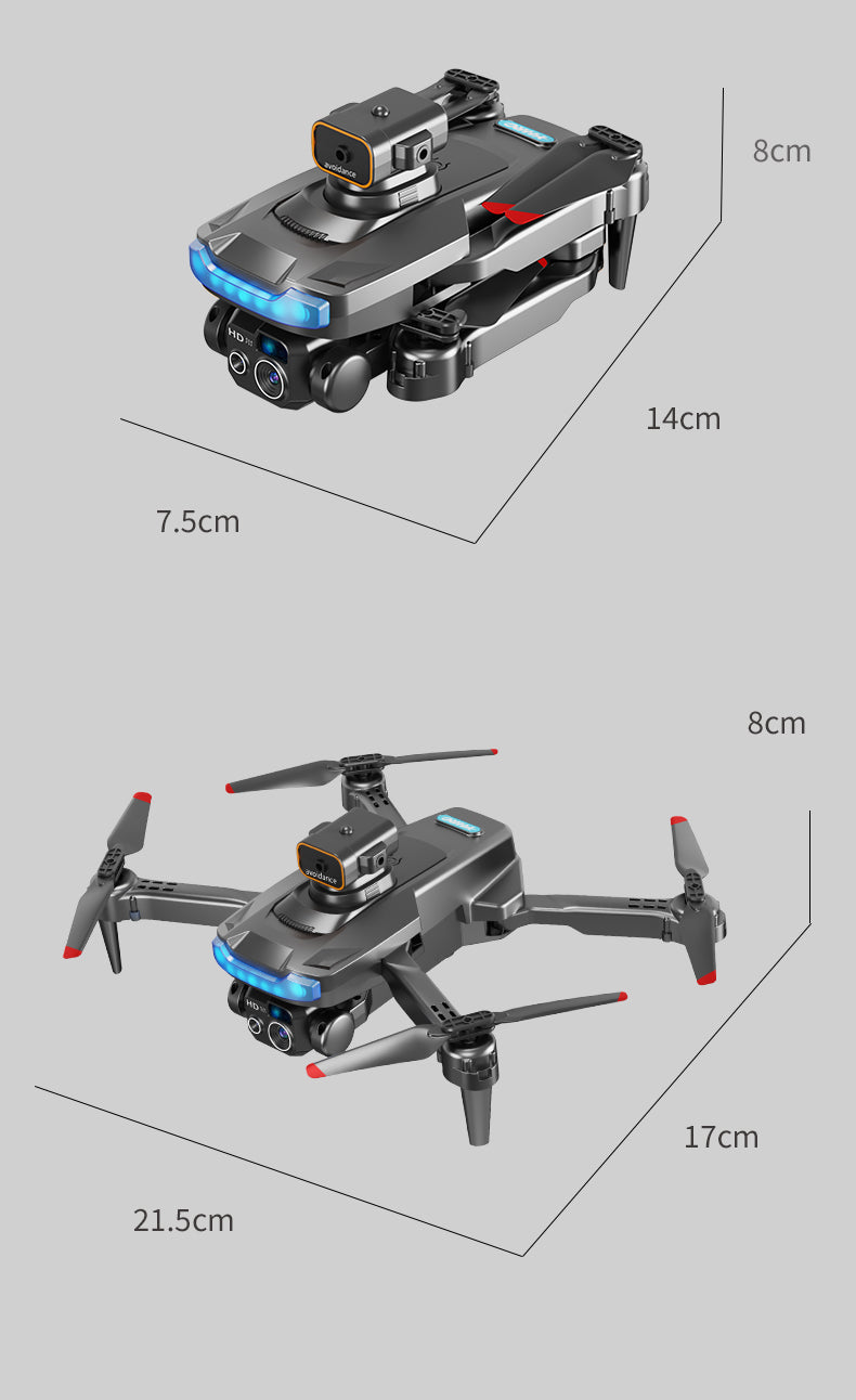 Mini Dron Profesional Plegable P15 4K 6K 8K HD
