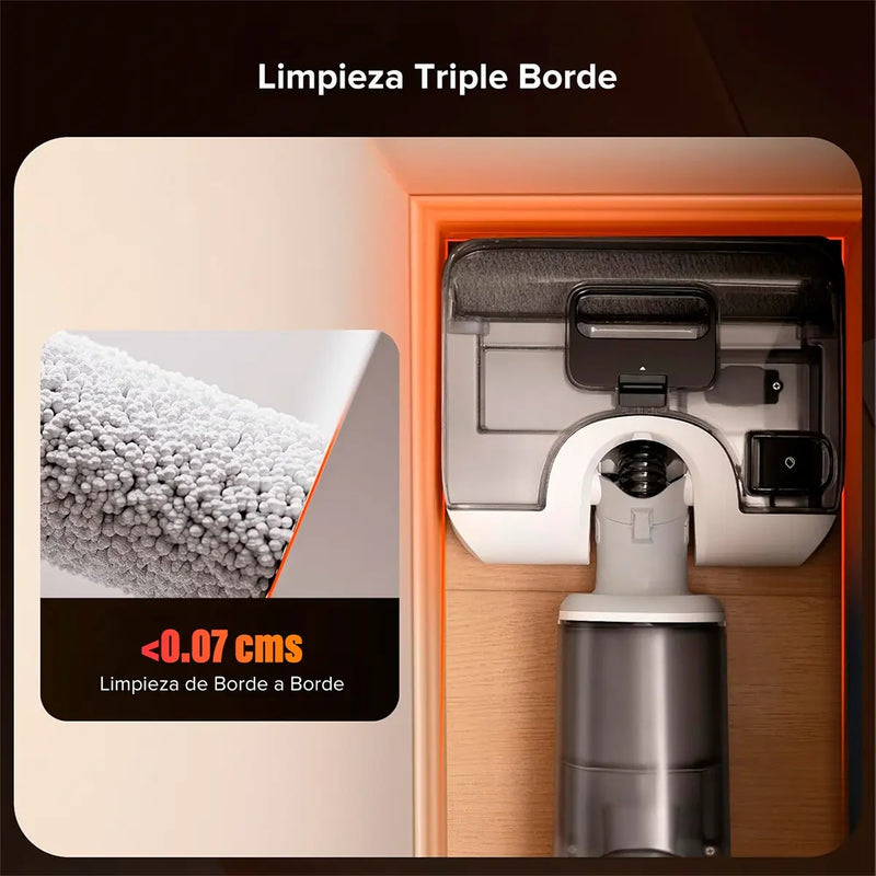 Aspiradora Inalámbrica en Seco y Húmedo Roborock F25 Blanca
