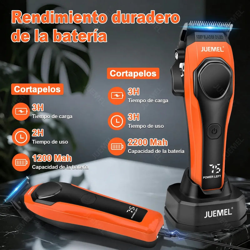 Kit Máquina Cortadora de Cabello Profesional