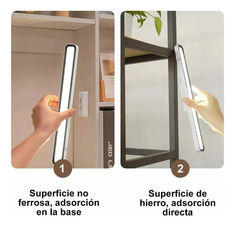 Lámpara de Pared Magnética Inalámbrica con Sensor 33cm 10w