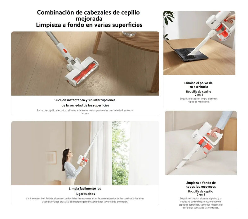 Aspiradora Inalámbrica Vertical Xiaomi Vacuum G20 Lite 18000Pa