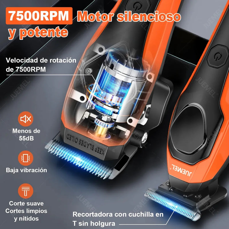 Kit Máquina Cortadora de Cabello Profesional