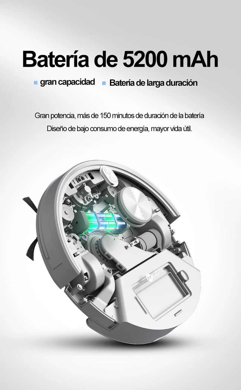 Aspiradora Trapeadora Robot Neatsvor S600 Blanca 6000pa