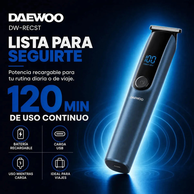 Maquina Rasuradora Afeitadora Daewoo DW-RECST Recargable USB