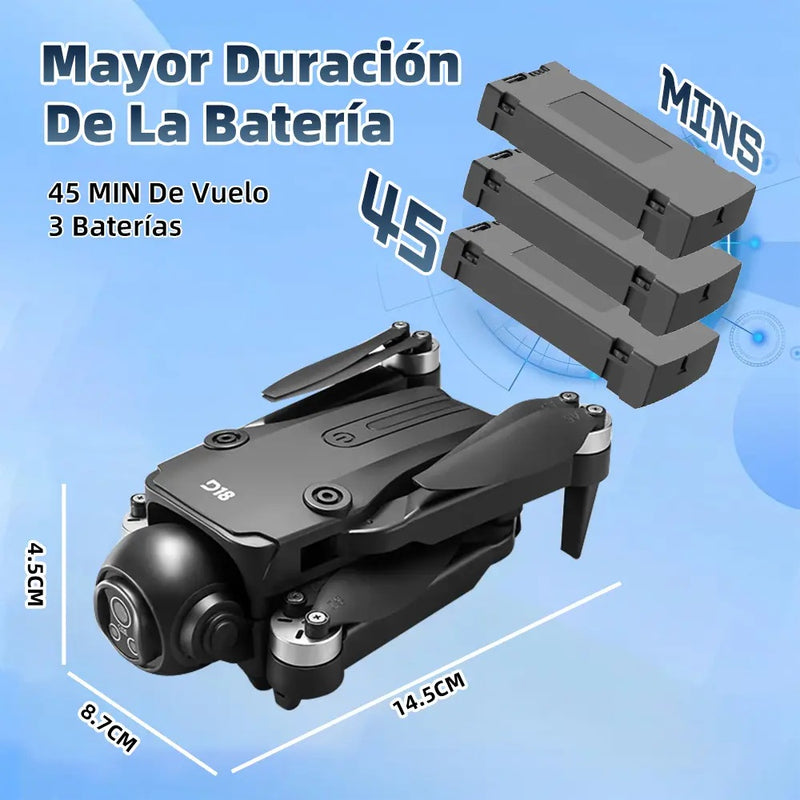 Drone Ourlife Cámara 8k Pantalla Control Remoto 3 Baterías