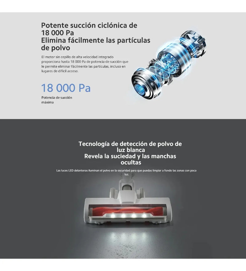 Aspiradora Inalámbrica Vertical Xiaomi Vacuum G20 Lite 18000Pa
