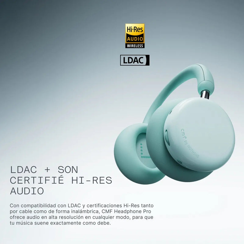 Auriculares Cmf Headphone Pro Nothing Diadema AN C40db Hi-Res LDAC