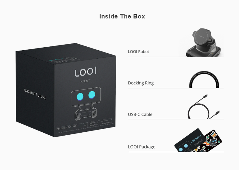 LOOI Robot Compañero de Escritorio con AI y ChatGPT integrado