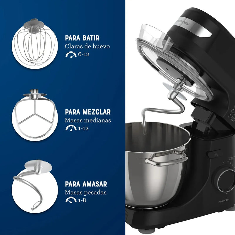 Batidora Oster 12 Velocidades Tazón de Acero Inoxidable de 4lt
