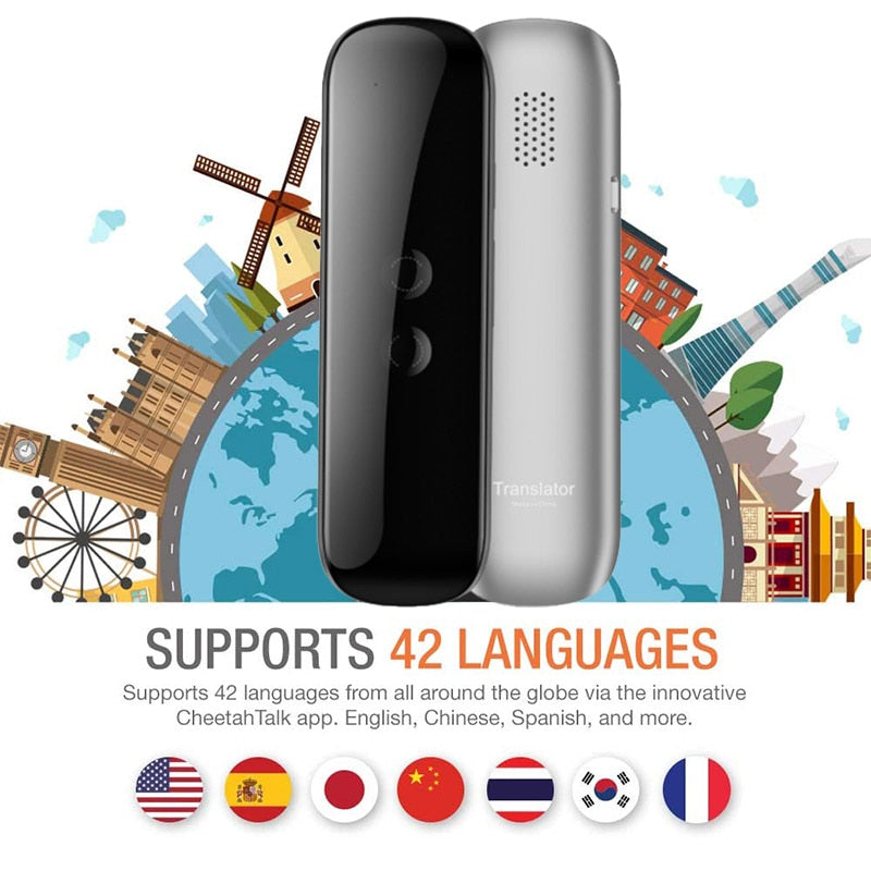 Traductor de Voz Instantáneo Inteligente con Más de 40 Idiomas