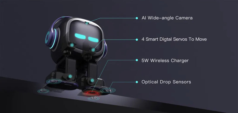 EMO Robot de Escritorio con Inteligencia Artificial