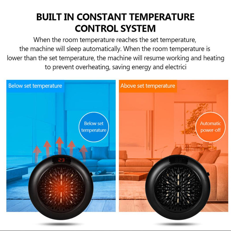 Mini Calentador Eléctrico Portátil con Termostato