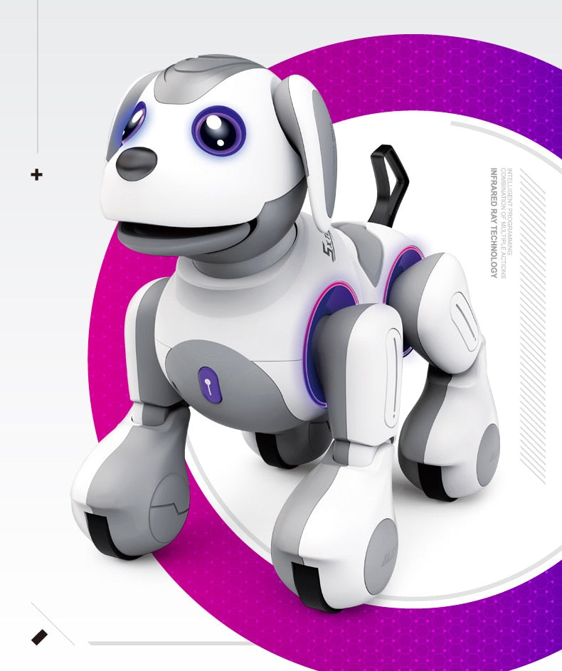 Perro Robot Eléctrico Inteligente Programable para Niños