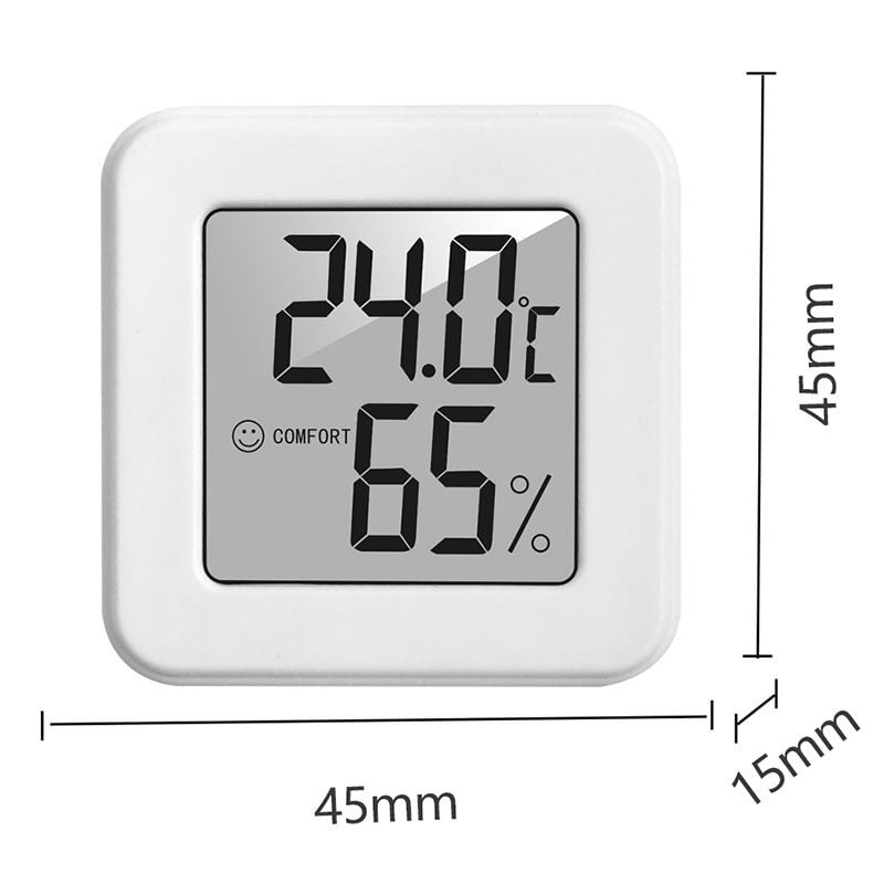 Mini Termómetro Electrónico de Temperatura y Humedad para Coche