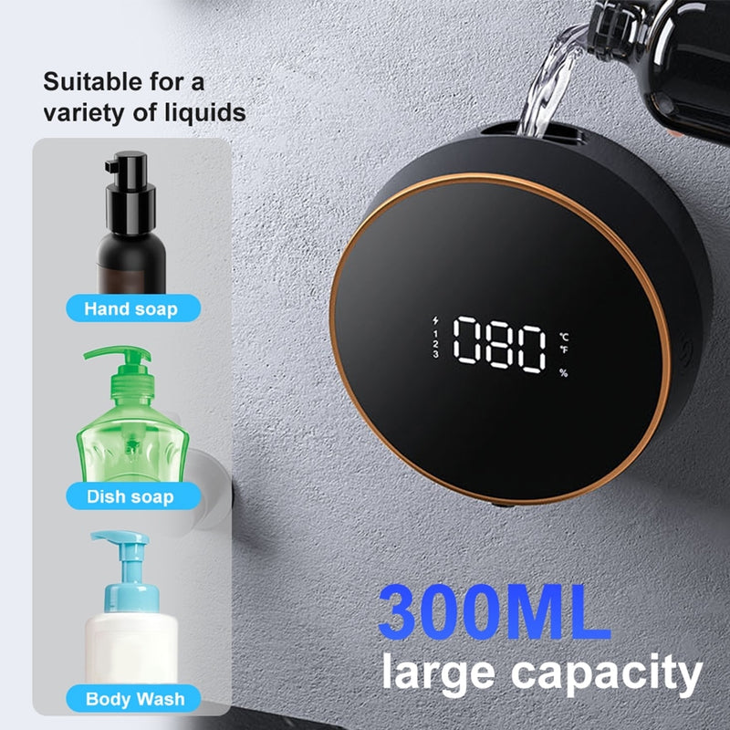 Dispensador de Jabón de Espuma Automático para Montaje en Pared