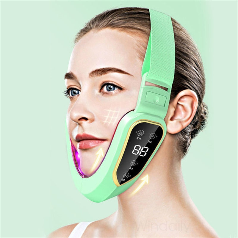 Lifting Facial LED Masajeador de Vibración Adelgazante Facial