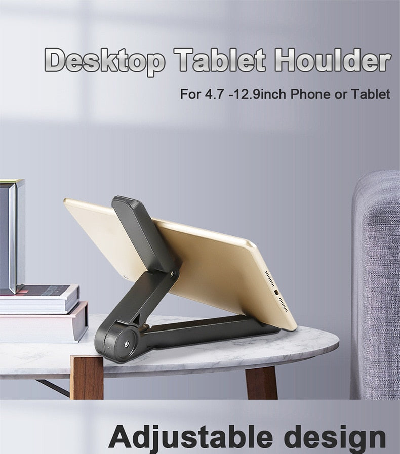 Foldable Portable Desktop Mobile Phone Stand