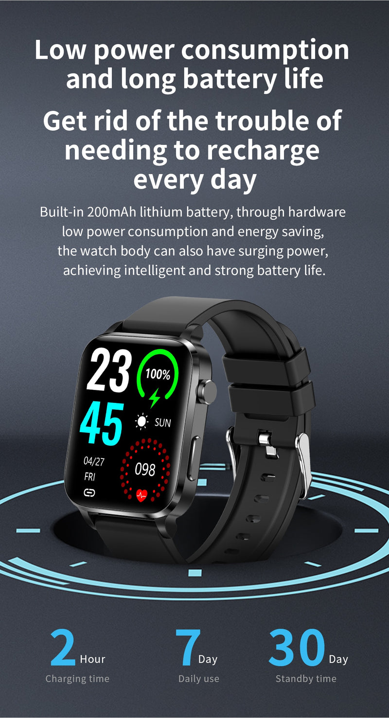 SmartWatch Resistente al Agua con 3 Monitores de Salud para Deporte