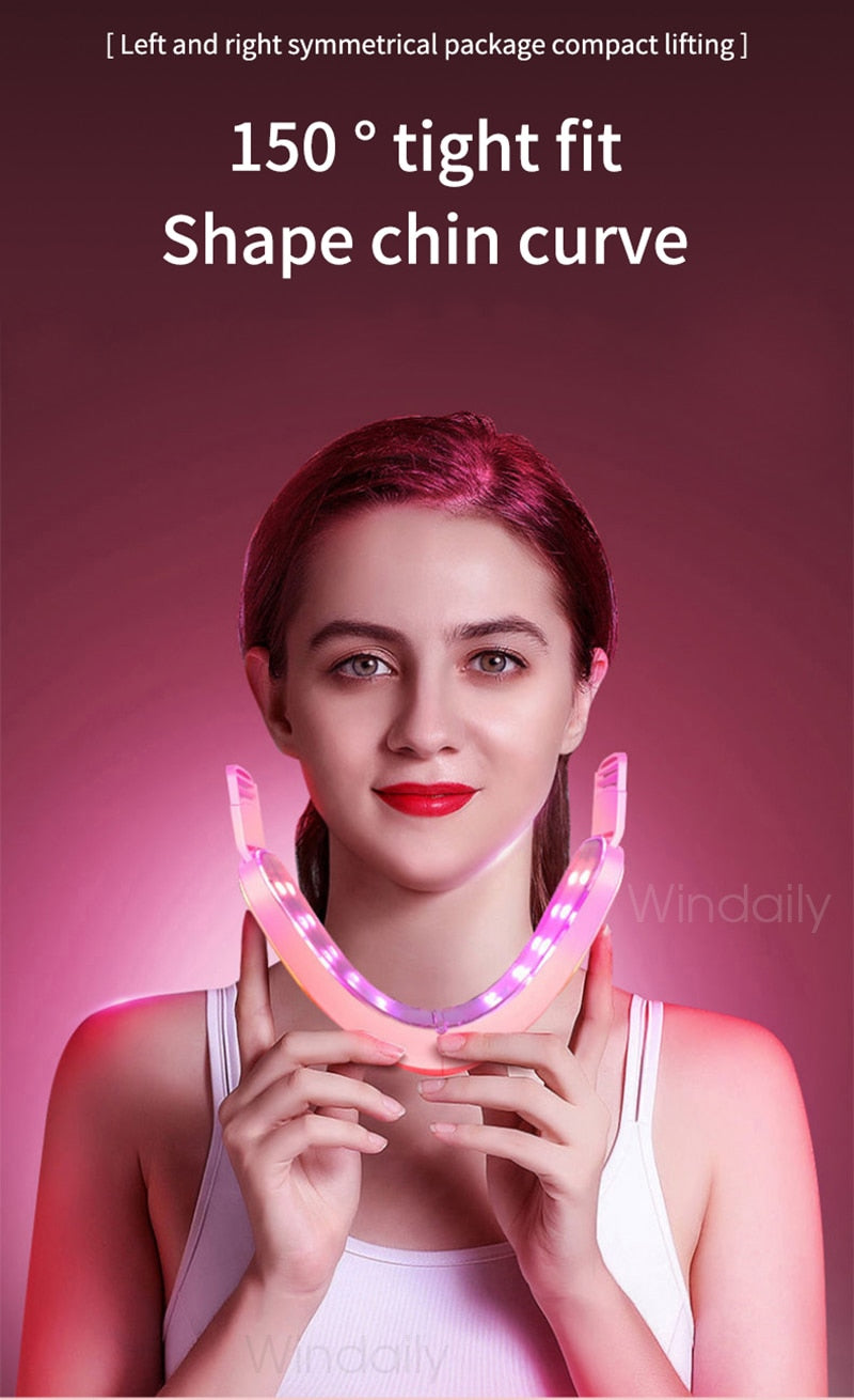 Lifting Facial LED Masajeador de Vibración Adelgazante Facial