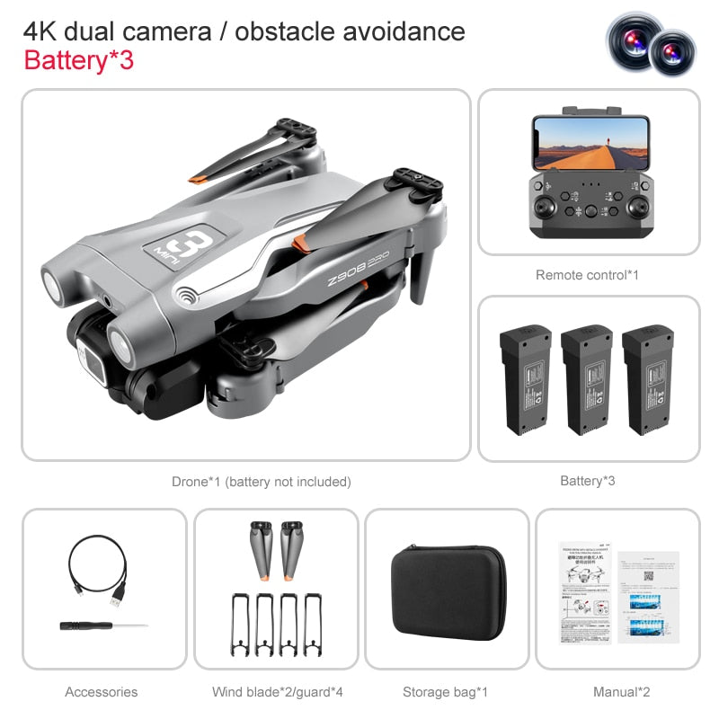 Mini Dron Profesional 4K HD Cámara Optica Xiaomi