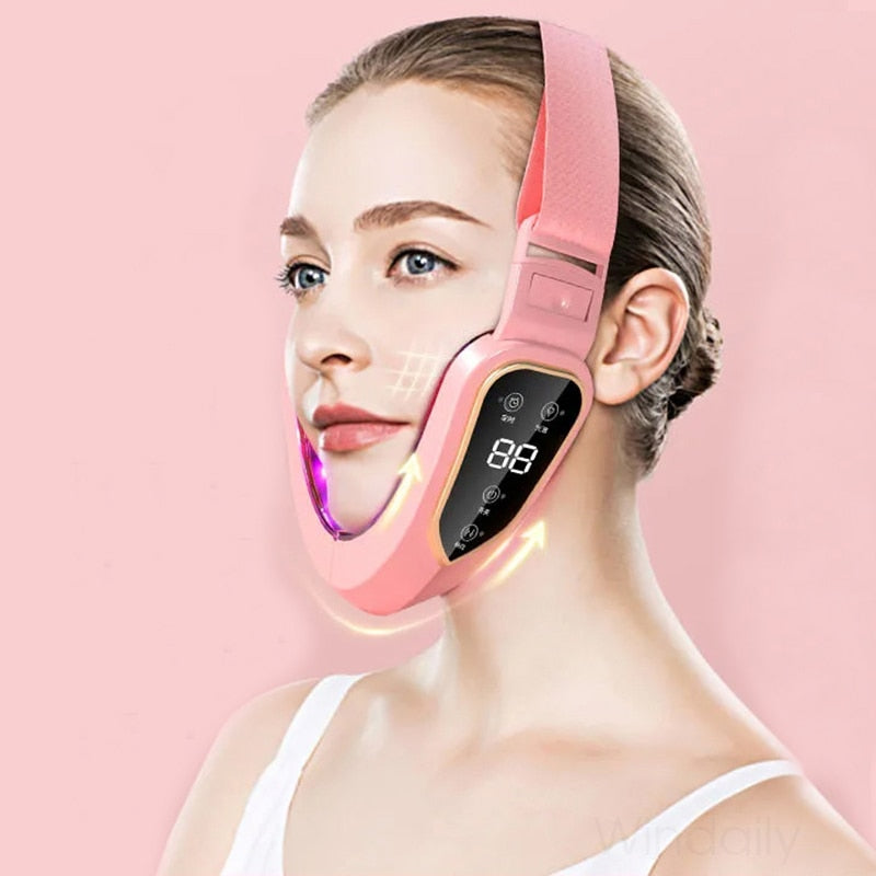 Lifting Facial LED Masajeador de Vibración Adelgazante Facial